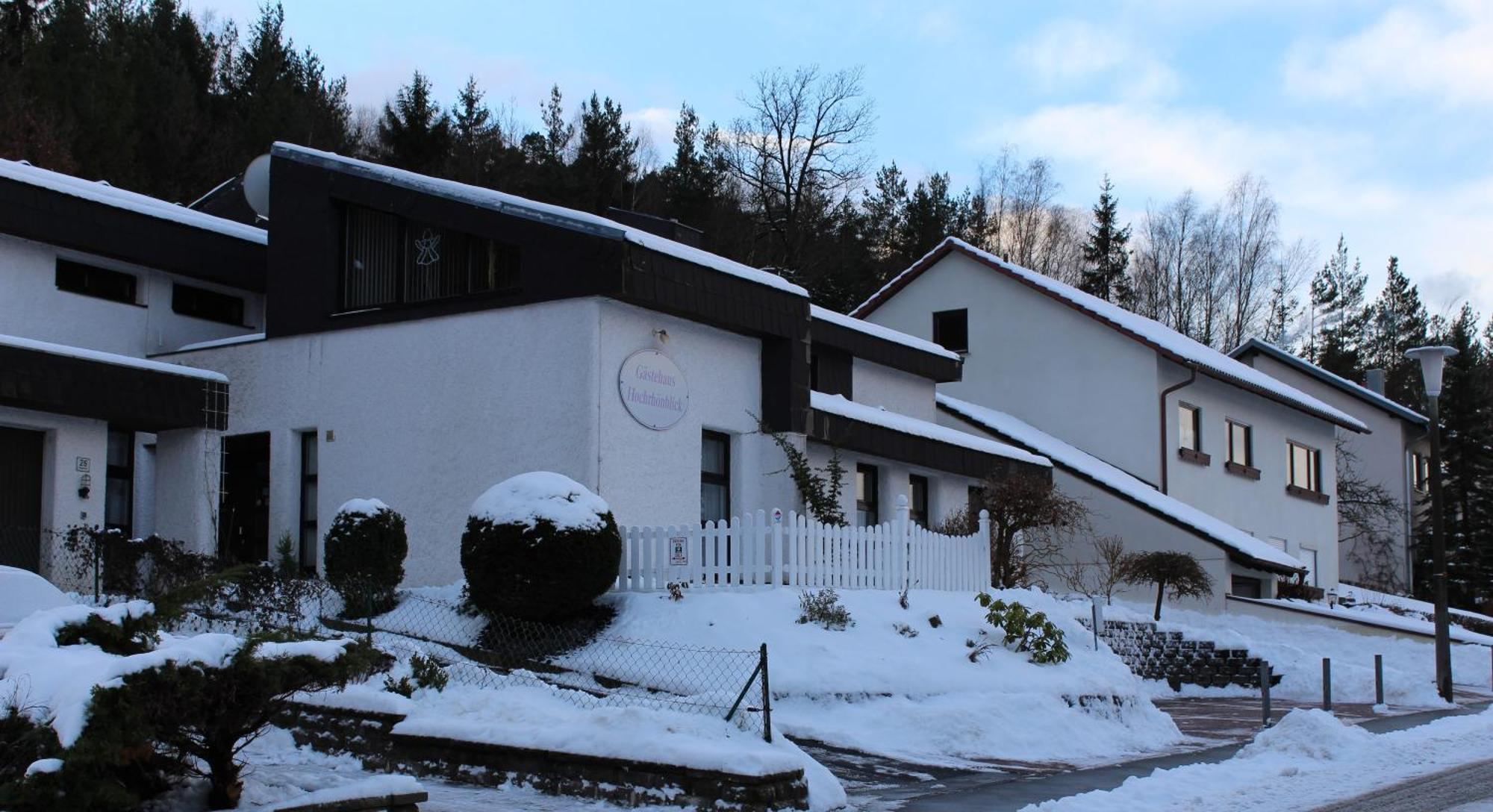 Gaestehaus Hochrhoenblick Schonau an der Brend Ngoại thất bức ảnh