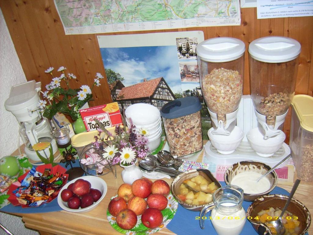 Gaestehaus Hochrhoenblick Schonau an der Brend Ngoại thất bức ảnh